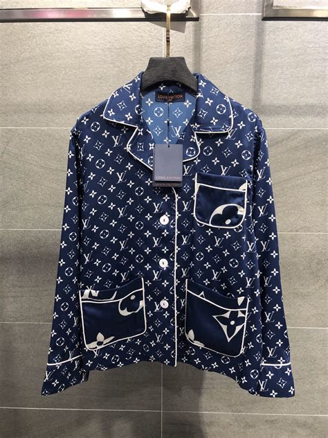 louis vuitton silk pajamas mens